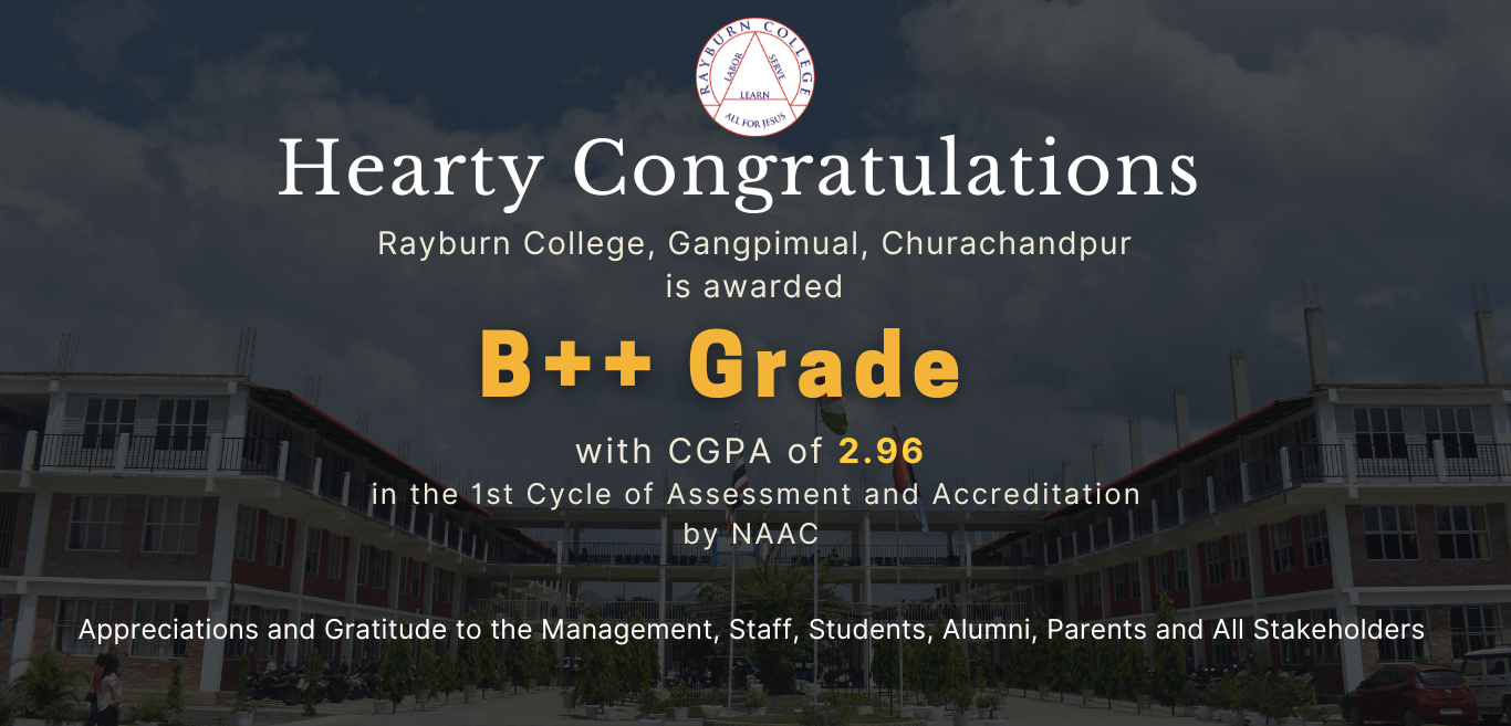 Accredited B++ Grade By NAAC - Rayburn College