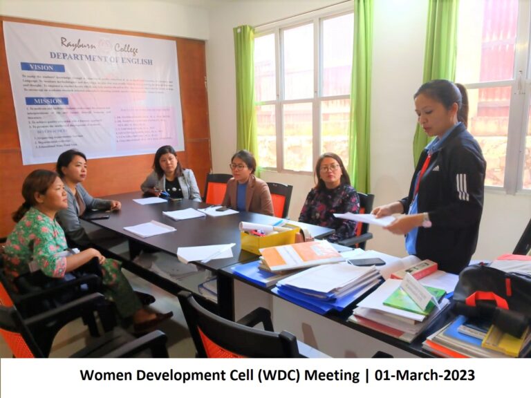 Women Development Cell (WDC) Meeting | 01-March-2023